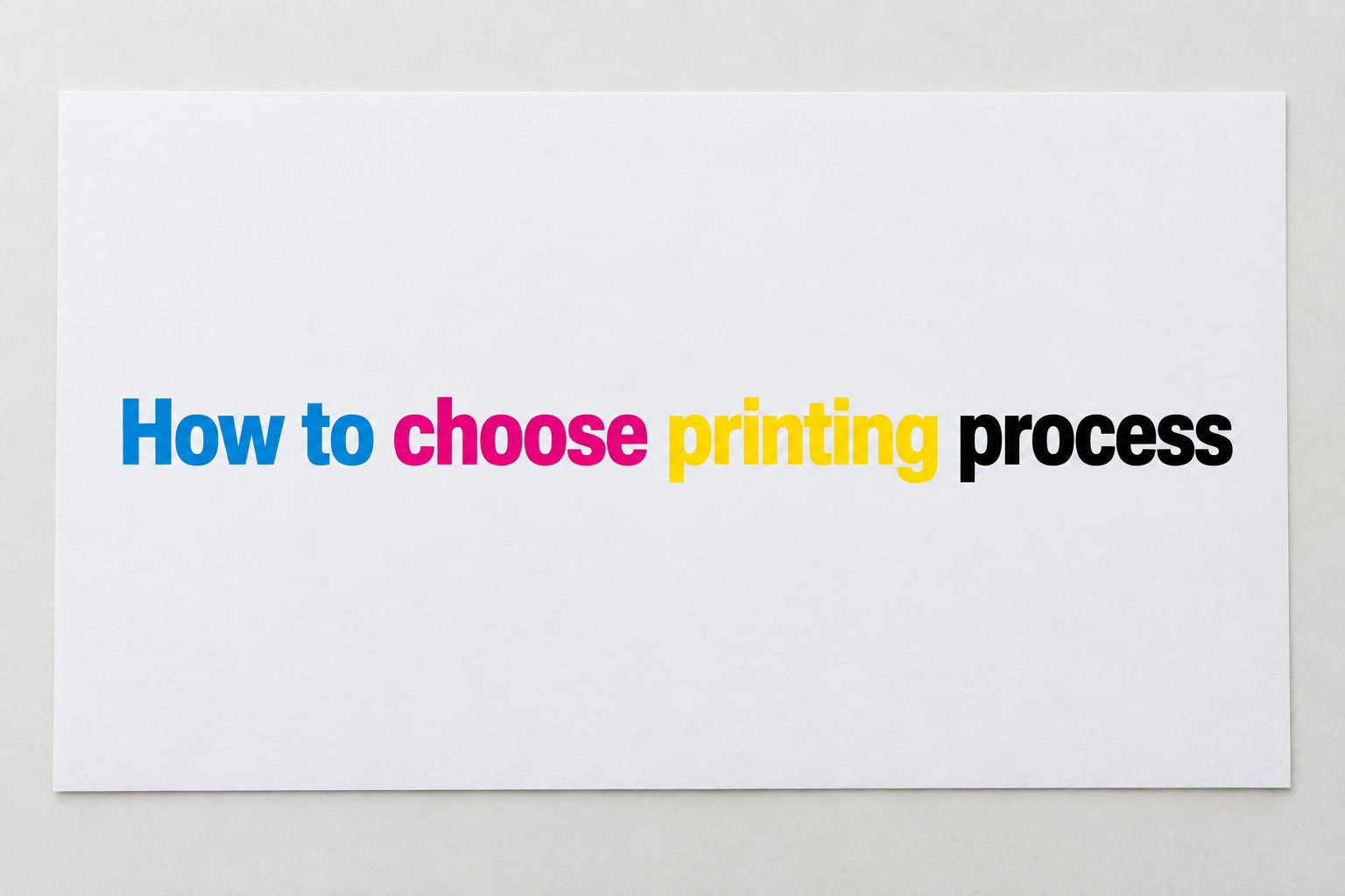 Paper Printing Methods: How B2B Buyers Can Choose the Right Printing Process Paper Printing Methods: How B2B Buyers Can Choose the Right Printing Process