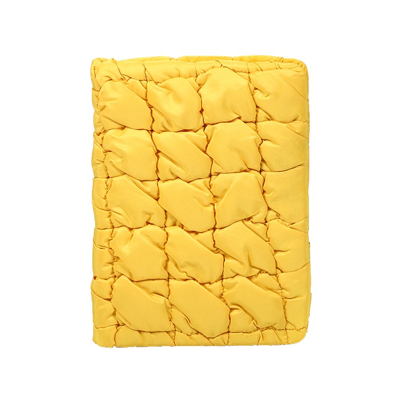 A5 Soft Fabric Fluffy Quilted Notebook