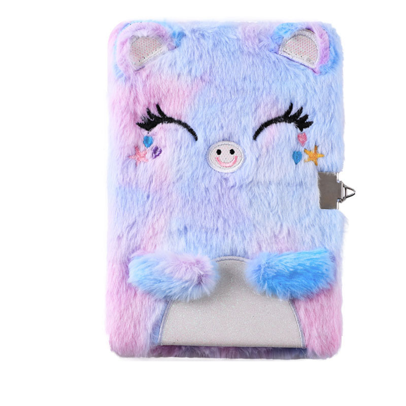 Colorful Cute Plush Notebook