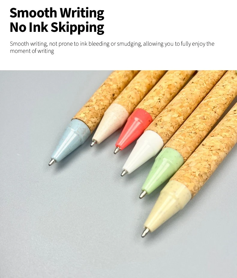 1 0mm Eco Friendly Wheat Straw Ballpoint Pen