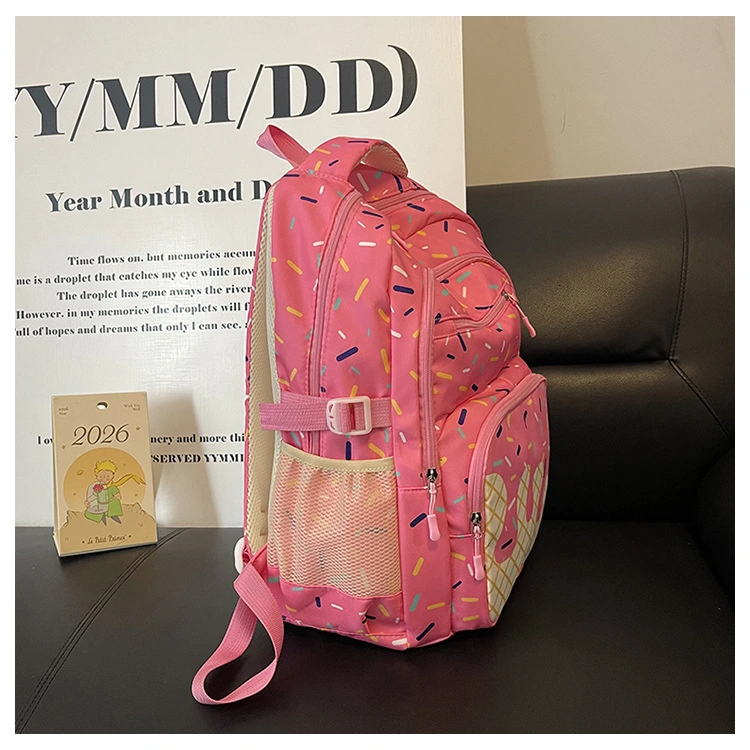 3 Piece Donut Themed Backpack Set