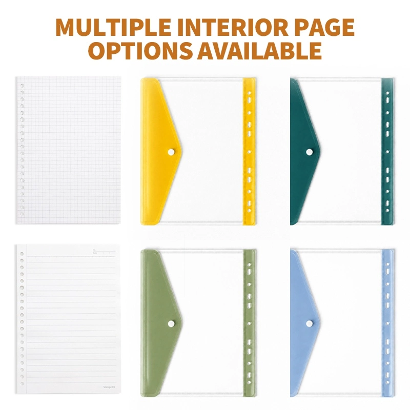 A4 Pu Fruit Loose Leaf Lever Arch File Folder