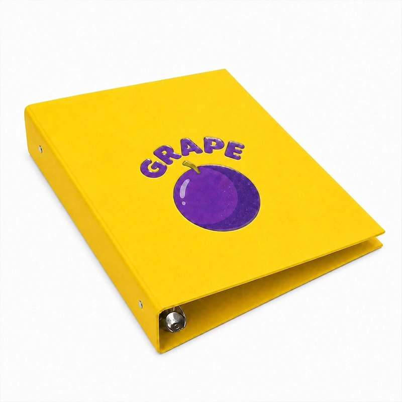 A4 Pu Fruit Loose Leaf Lever Arch File Folder