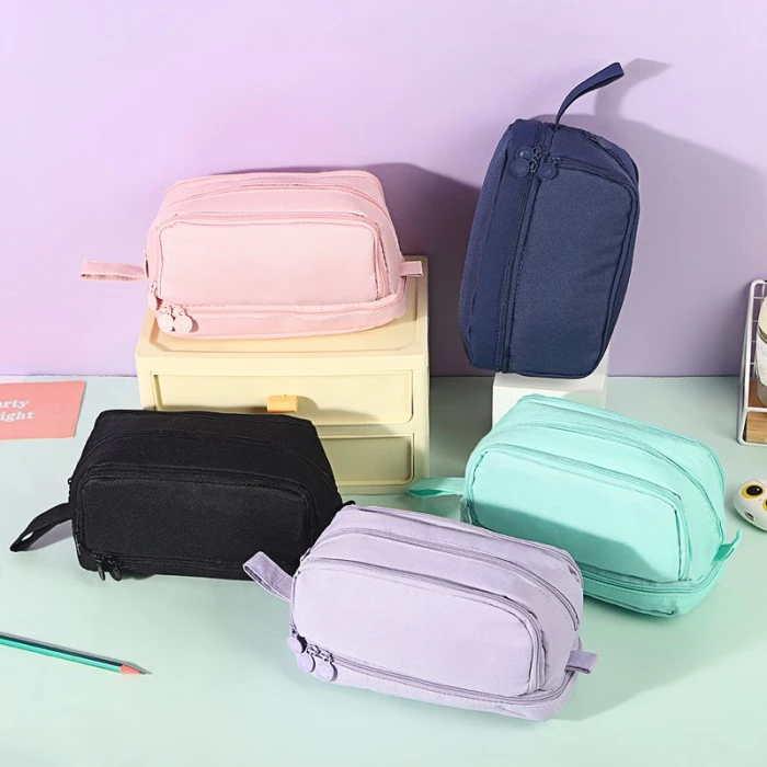 Double Window Macaron Pencil Case