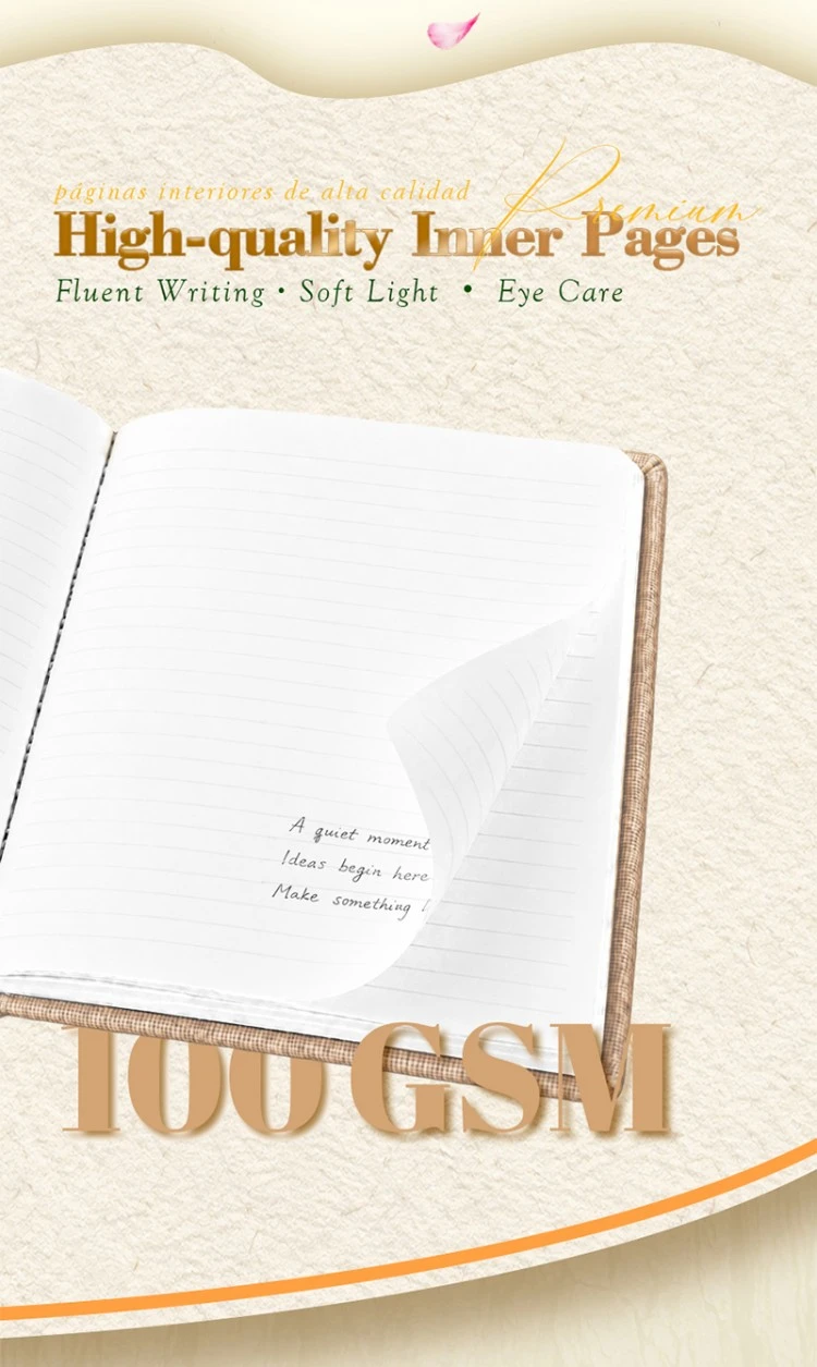 A5 Vivid Embroidered Cover 100gsm Inner Page Notebook