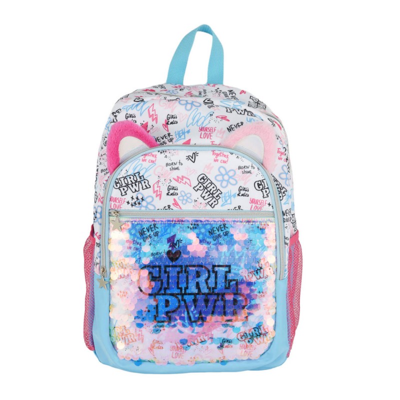 Sequin and Furry Alpaca Backpack